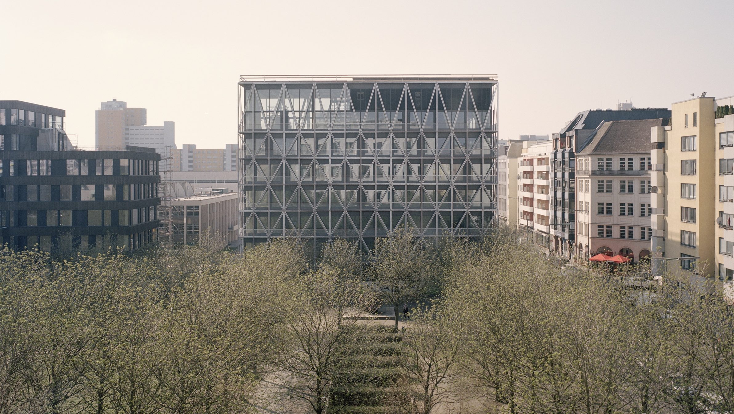 Das Gebäude der taz-Redaktion in Berlin